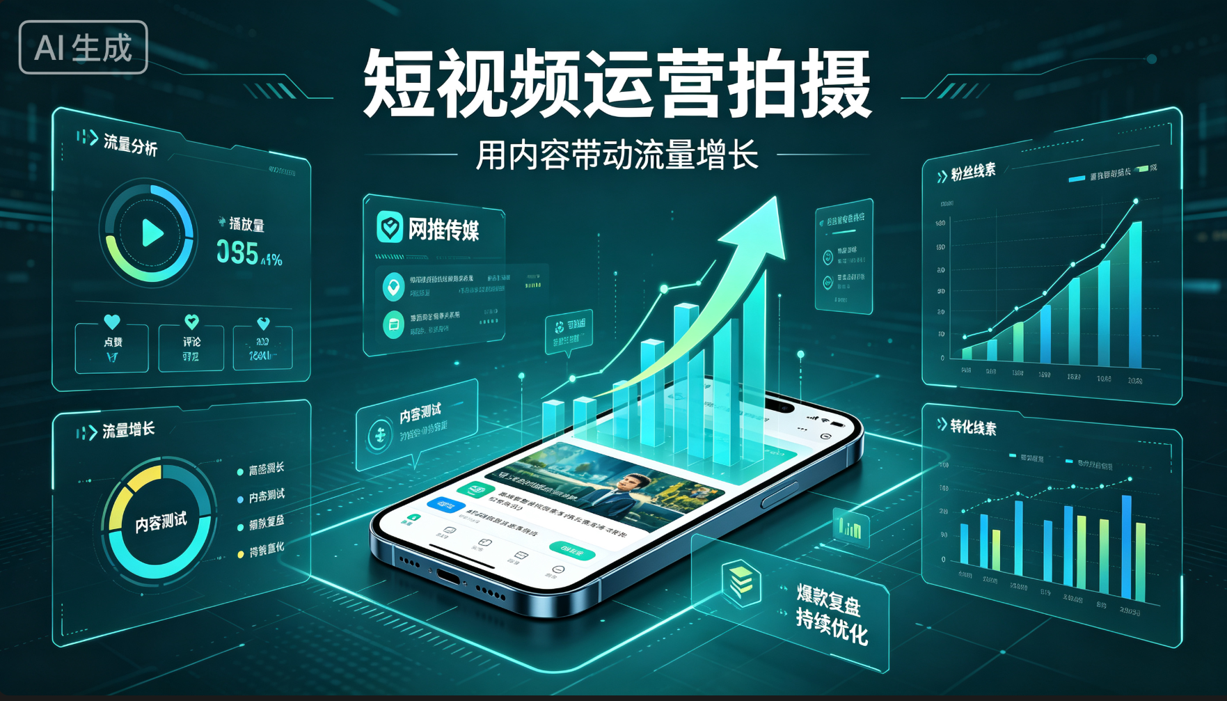 短视频运营策划案展示界面